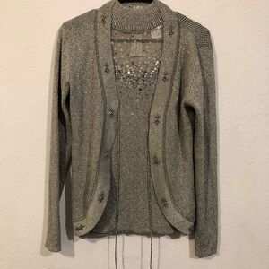 Once Again Sequin Glitter Evening Wear Set